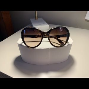 Prada SPR09O Dark Havana/Brown Sunglasses